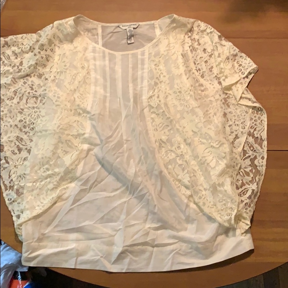 Cream colored blouse silk blend